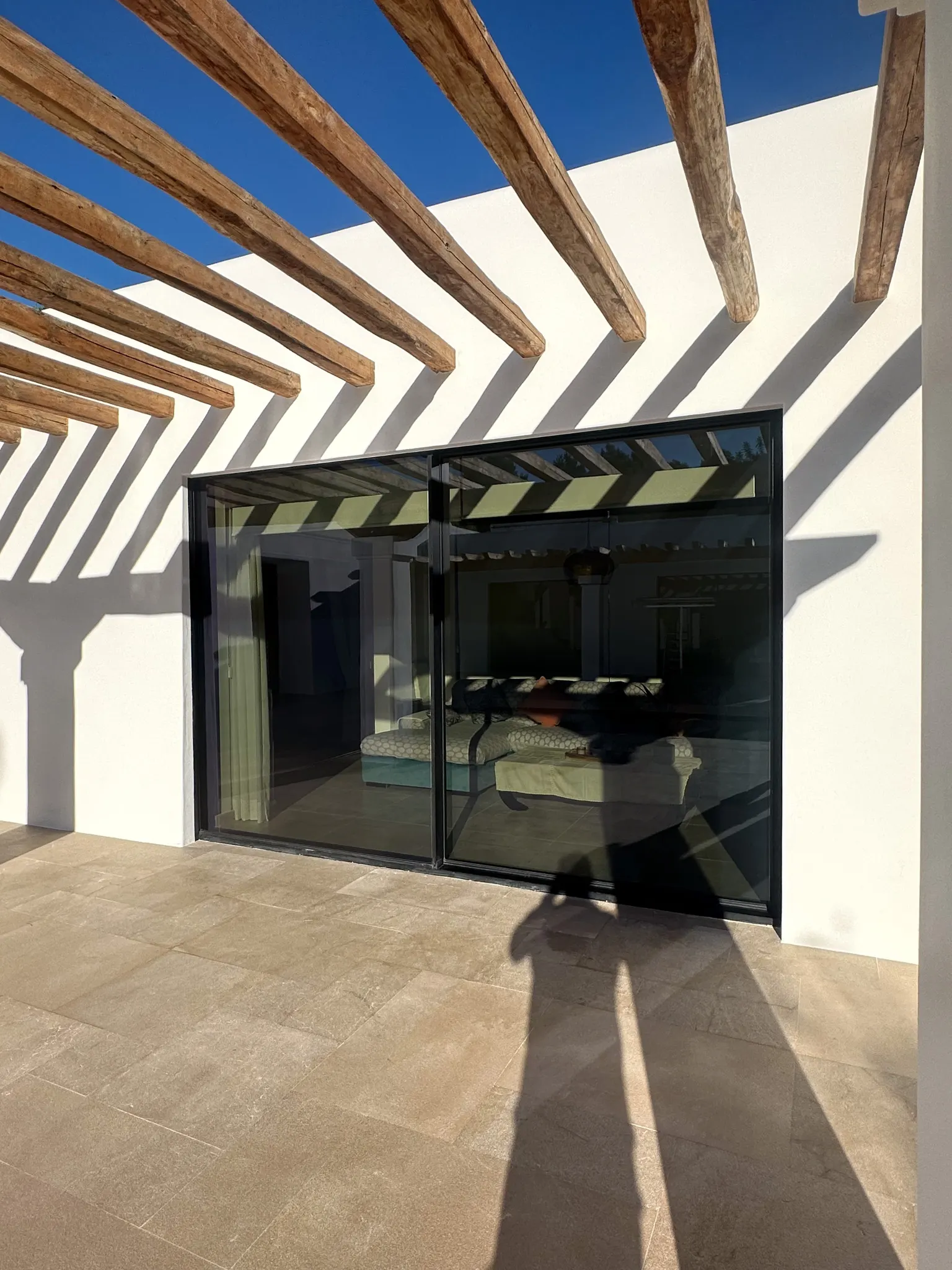 Láminas solares instaladas en Villas